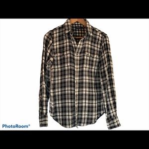 Polo Ralph Lauren Snap Front Flannel Shirt Size 8